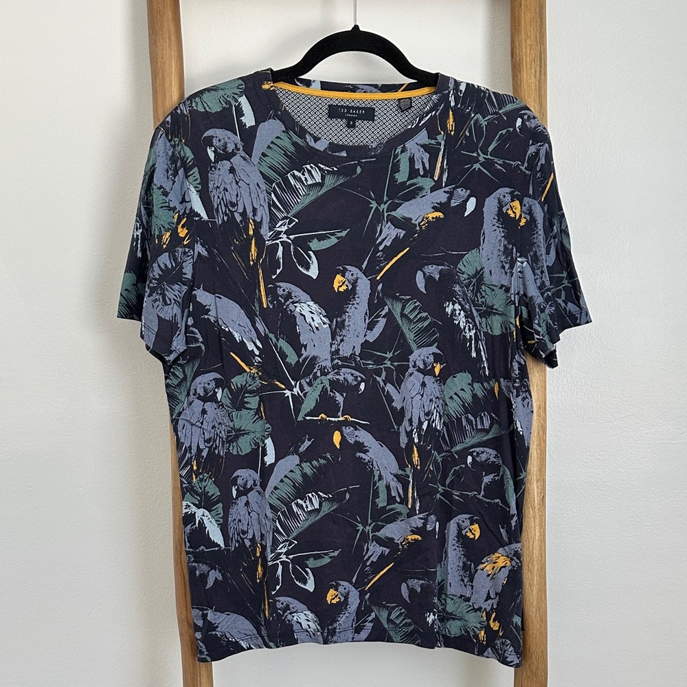 Ted Baker London Men's Parrot Print Tee